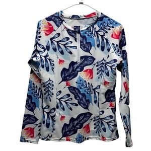 Women’s Long Sleeve 1/4 Zip Sz XL Multi-Color Pullover, V488